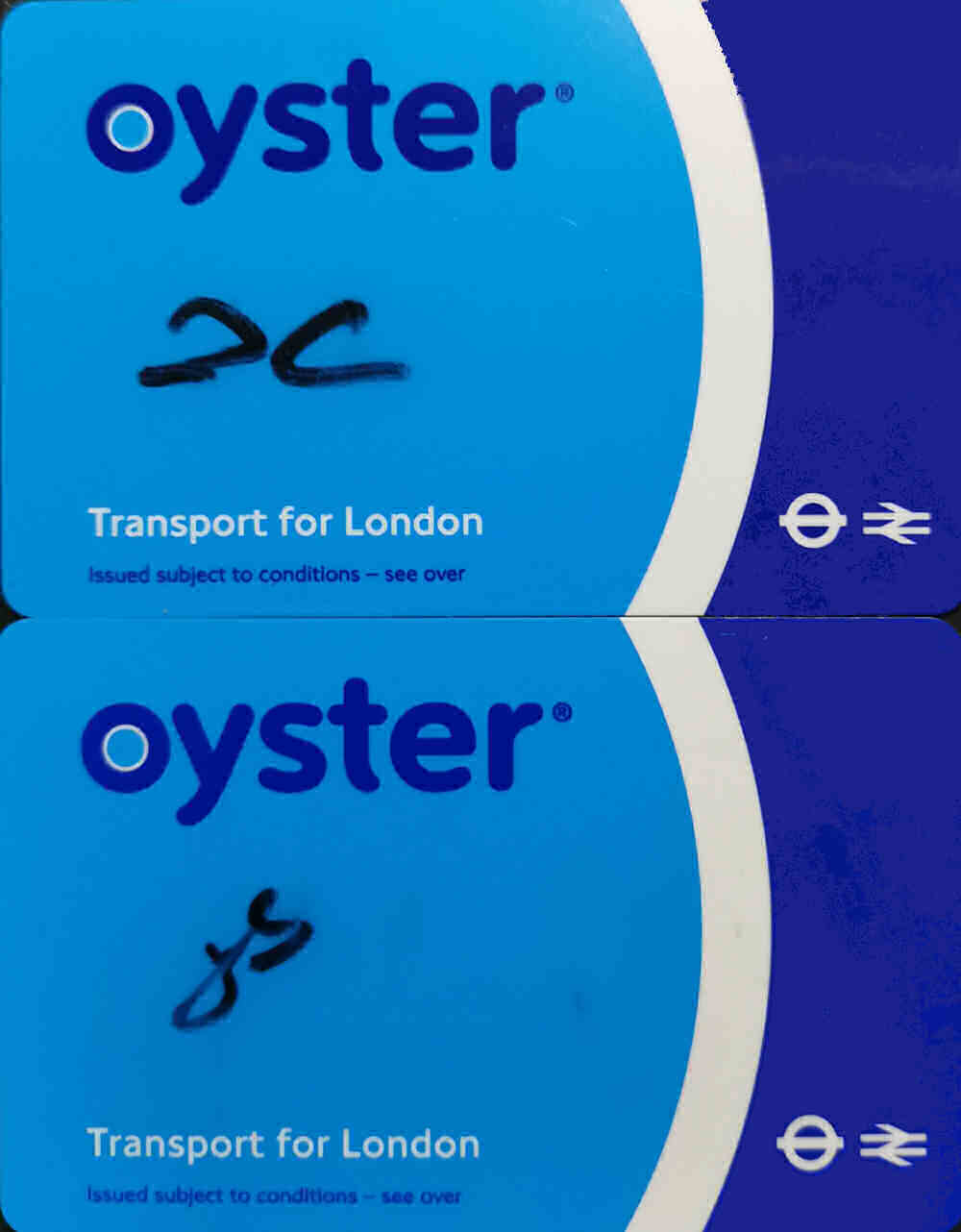 Oyster Card ac e pb