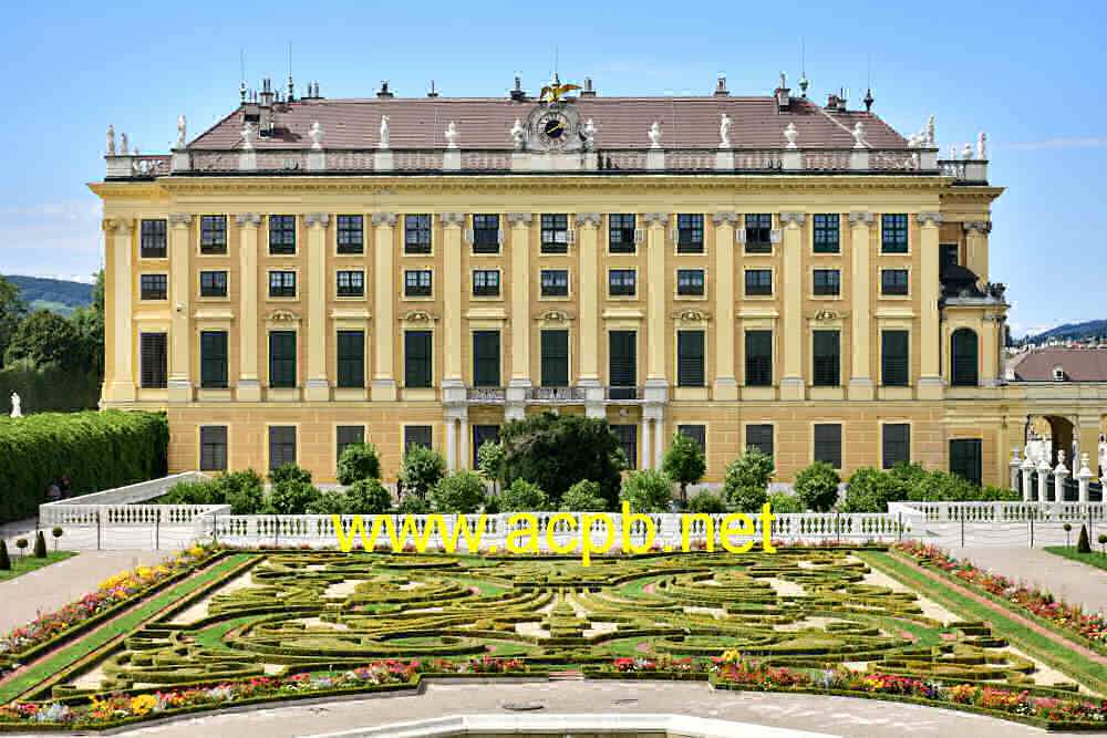il giardino reale dello Schonbrunn